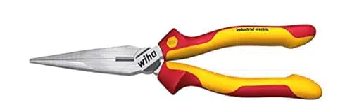 Wiha Flachrundzange 160 mm - VDE geprüft, stabil und robust für Elektriker