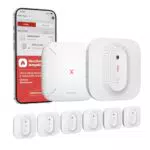 X-Sense WLAN Rauchmelder mit Sprachausgabe-Alarm und SBS50 Basisstation