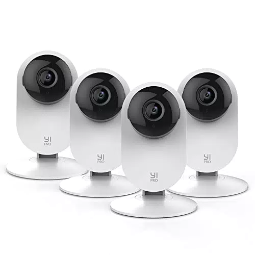 YI Home Kamera 1080P 2 Stücke, IP Überwachungskamera Innen WLAN für Haustier/Baby