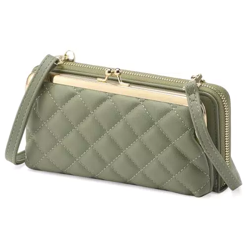 ZEWZI Klein Umhängetasche Damen – PU Leder Crossbody mit Geldbeutel und Kartenfächern