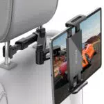 Zommuei Tablet Halterung Auto – Ausziehbare KFZ Kopfstützenhalterung für Tablets