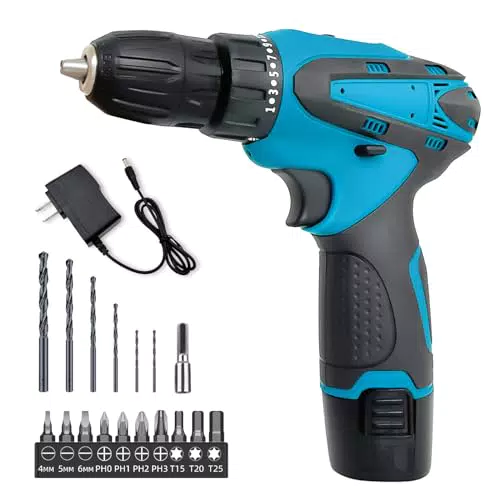 Bosch 12V Akkuschrauber Set mit 2000mAh Akku und 50 N.m Drehmoment für DIY Projekte