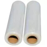 Stretchfolie Verpackungsfolie 23 Mikron für Umzüge - 2 Rollen transparent