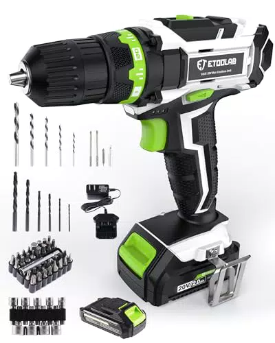 Bosch 20V Akkuschrauber 3-in-1 mit 2,0Ah Akku und LED Arbeitslicht
