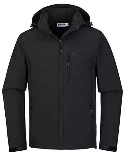 33,000ft Softshelljacke Herren wasserdicht und winddicht für Outdoor-Aktivitäten