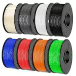 SUNLU PLA+ Filament für 3D-Drucker - Stärker belastbar - Maßgenauigkeit +/- 0.02mm - Schwarz