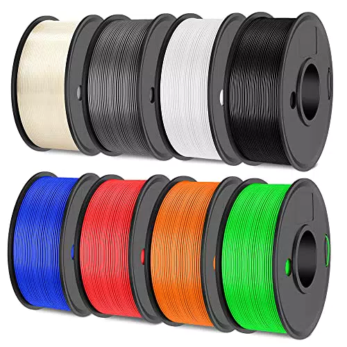 SUNLU PLA+ Filament für 3D-Drucker - Stärker belastbar - Maßgenauigkeit +/- 0.02mm - Schwarz