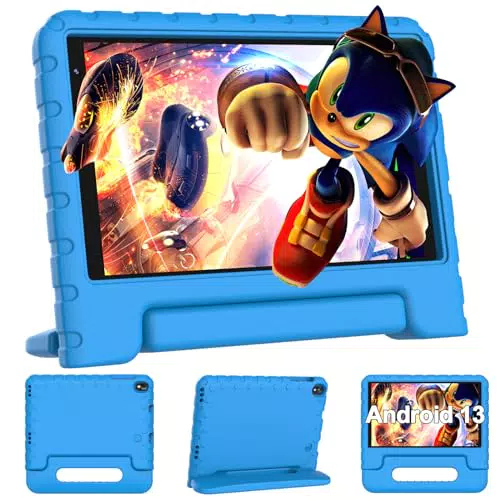 FACETEL 8 Zoll Kids Tablet Android 13 mit Quad Core, Play Store und Augenschutz