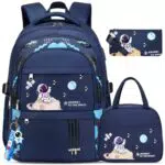ACESAK Schulrucksack Jungen - Schulranzen mit Lunch Bag für Kinder und Teens