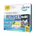 Aktiv Spülmaschinenreiniger Tabs - Extra starke Tiefenreinigung gegen Geruch und Kalk