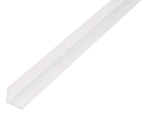 Alberts 479008 Winkelprofil, Kunststoff, schwarz, 1000 x 10 x 10 mm