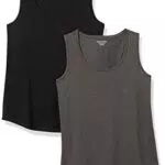Amazon Essentials Ärmelloses Tanktop aus 100 % Baumwolle, klassische Passform