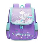 Angerat Mini Einhorn Rucksack für Kinder, Cartoon Kindergartenrucksack mit Brustschnalle