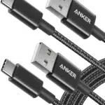Anker USB-C auf USB-A Kabel für Samsung Galaxy S9, S8, Note 8, LG V20 und mehr