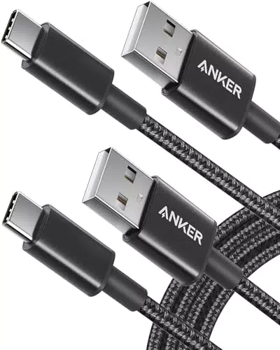 Anker USB-C auf USB-A Kabel für Samsung Galaxy S9, S8, Note 8, LG V20 und mehr
