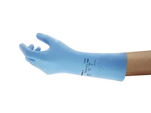 Ansell AlphaTec 37-007 Nitril-Handschuhe für Chemikalienschutz und Industrie-PSA