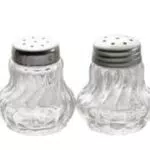 APS Ministreuer aus Glas mit Edelstahldeckel für Salz und Pfeffer