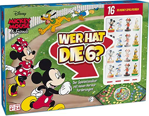 ASS Altenburger Mickey Mouse & Friends - Wer hat die 6? Spieleklassiker mit 3D Figuren