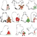 Weihnachten Ausstechformen Set – Plätzchenausstecher für Tortendeko und Kekse