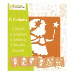 Avenue Mandarine 42839O Set mit Schablonen für kreative Kinderaktivitäten
