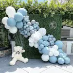Ballon Girlande Set - Latex Luftballons für Baby Shower, Geburtstag und Hochzeit