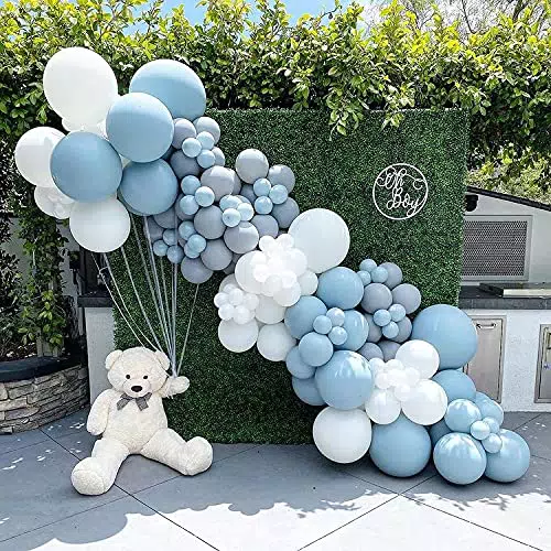 Ballon Girlande Set - Latex Luftballons für Baby Shower, Geburtstag und Hochzeit