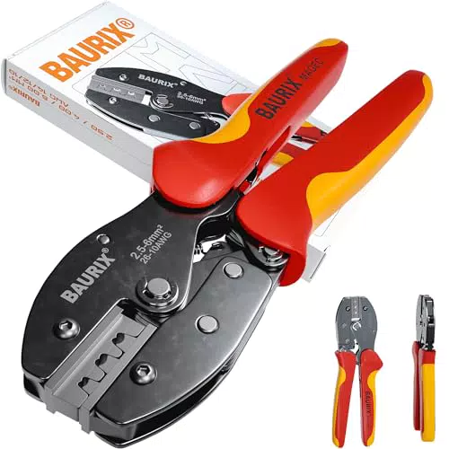 BAURIX MC4 Crimpzange für Solar PV Kabel und MC4 Verbinder