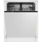 Beko BDIN16420 Geschirrspülmaschine mit verschiebbarem Besteckkorb und Spülmittelfach