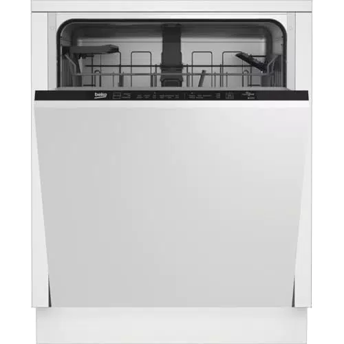 Beko BDIN16420 Geschirrspülmaschine mit verschiebbarem Besteckkorb und Spülmittelfach