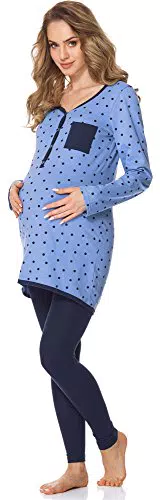Bellivalini Umstands-Pyjama mit Stillfunktion Modell BLV50-125