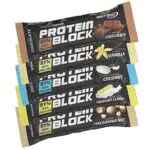 Best Body Nutrition Protein Block Mix Box - Schokoladen-, Vanille- und Kokosriegel