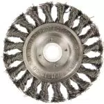 BGS Scheibenbürste Zopfrundbürste Ø 115 mm Bohrung 22,2 mm