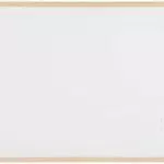 Bi-Office Budget Whiteboard mit Holzrahmen, magnetisch, 90 x 60 cm