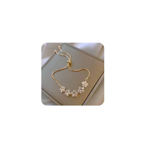 Blitzangebote Gänseblümchen-Armband – Handgemachter Kristallschmuck für Frauen und Mädchen