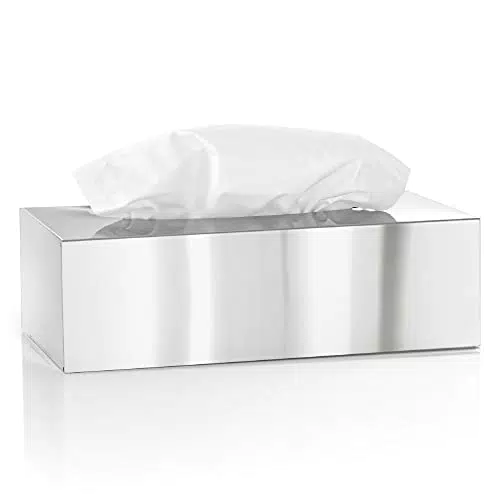Blomus NEXIO Kleenexbox aus Edelstahl - Kosmetiktuchspender für Badezimmer