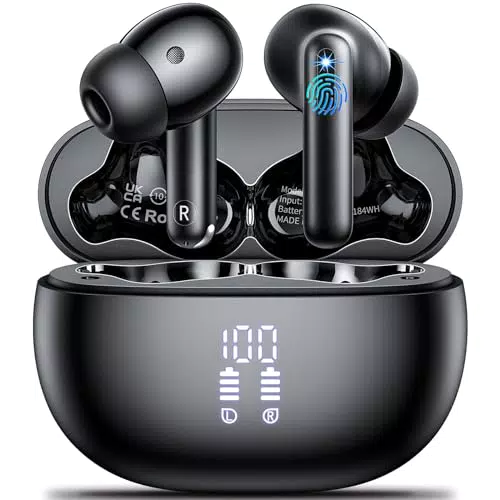 Bluetooth Kopfhörer in Ear Kopfhörer Kabellos Bluetooth 5.3 HiFi Stereoklang