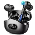 Bluetooth Kopfhörer mit 4 ENC Mikrofonen, Kabellos, IP7 Wasserdicht, 40H Akku