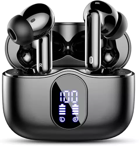 Bluetooth Kopfhörer, Kopfhörer Kabellos Bluetooth 5.3 In Ear Kopfhörer mit 4 Mikrofon