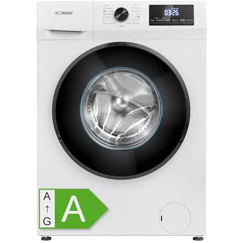 Bomann Waschmaschine WA 7175 - 1400 U/min, 10 Jahre Motor-Garantie, Invertermotor