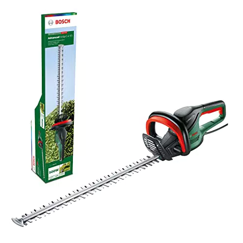 Bosch Heckenschere AdvancedHedgeCut 70 - Elektrische Heckenschere mit 500 Watt Leistung und 70 cm Messerlänge