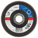 Bosch Professional Fächerschleifscheibe Ø 125 mm, Körnung 40 für Winkelschleifer