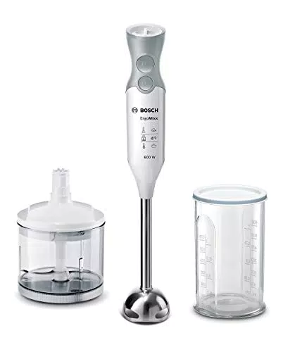 Bosch Stabmixer ErgoMixx MSM66120 mit Edelstahl-Mixfuß und 12 Stufen plus Turbo