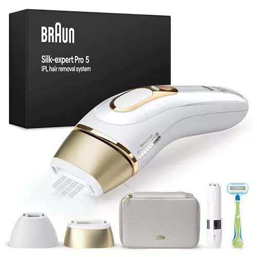 Braun IPL Silk·expert Pro 5 - Haarentfernung für zuhause mit Aufbewahrungstasche