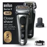 Braun Series 9 Pro+ Elektrorasierer mit 5 Rasierelementen und Ladestation
