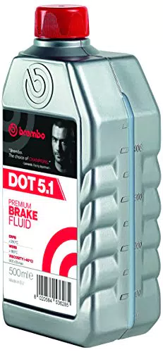 Brembo Bremsflüssigkeit DOT 5.1 - Hochleistungsbremsflüssigkeit für optimale Sicherheit