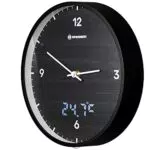Bresser MyTime Wanduhr mit Funk ohne Tickgeräusche mit 24 cm großem Ziffernblatt