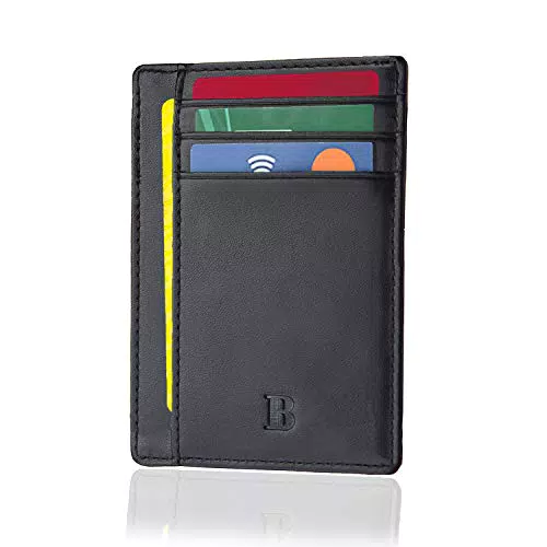 Bronzi® Slim Wallet Herren mit RFID-Schutz - Elegante Geldbörse für Männer