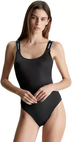 Calvin Klein Damen Badeanzug One Piece mit tiefem Rücken