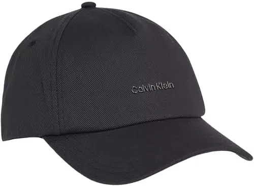 Calvin Klein Cap mit Metal Lettering – Stylische Canvas Basecap für Damen