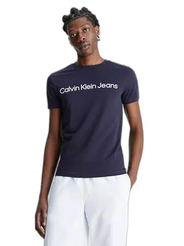 Calvin Klein Jeans Herren CORE INSTITUTIONAL LOGO Slim T-Shirt